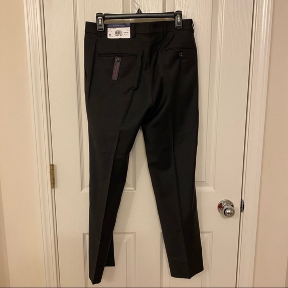 Tommy Hilfiger Men's Modern-Fit TH Flex Stretch Suit Pants in Charcoal 30W * 30L - Picture 15 of 15